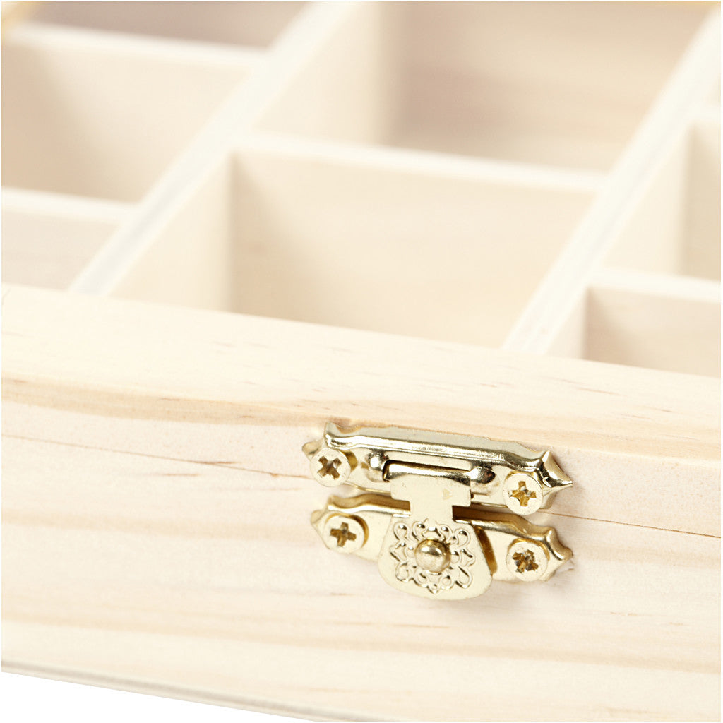 Scatola con coperchio in vetro, misura 15,5x20,5x3,5 cm, misura buco 4,3x6,6 cm, 1 pz [HOB-56930]