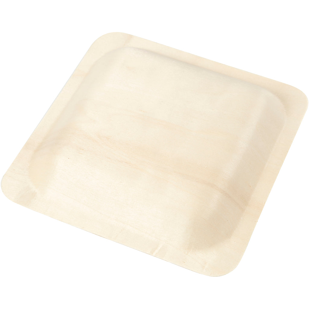 Piatto, H: 2 cm, misura 14x14 cm, 12 pz/ 1 conf. [HOB-56940]