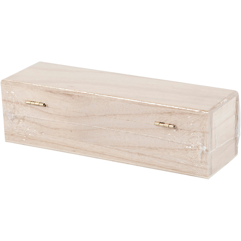 Längliches Holzkästchen, Größe 20x6x6 cm, 1 Stk [HOB-577330]