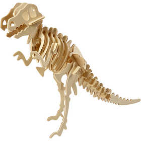 Figurine à assembler en 3D, Dinosaure, dim. 33x8x23 cm, 1 pièce [HOB-57855]