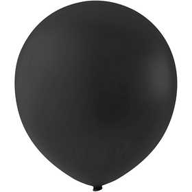 Palloncini, diam 23 cm, nero, 10 pz/ 1 conf. [HOB-592002]