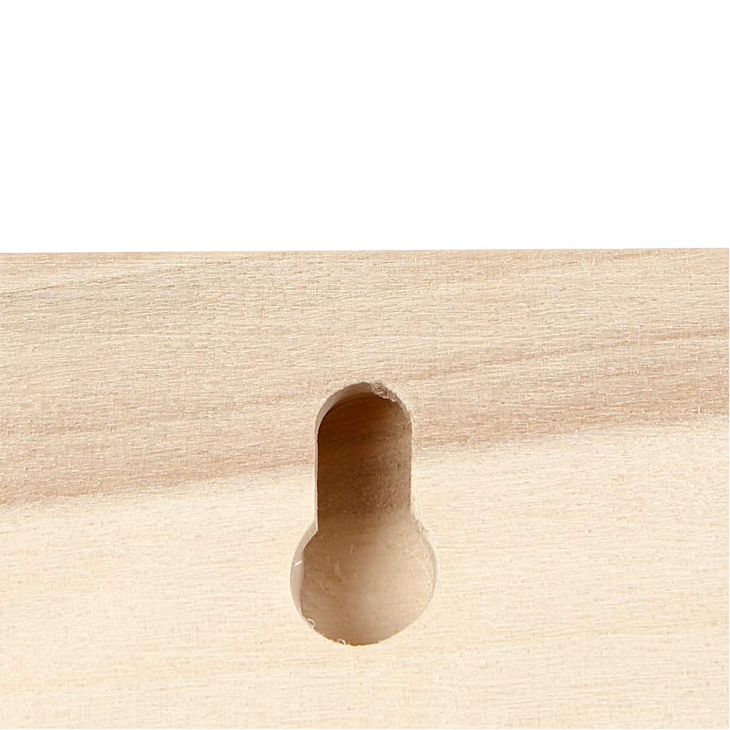 Holzschild, Größe 10x30 cm, Dicke 1 cm, 1 Stk [HOB-59224]