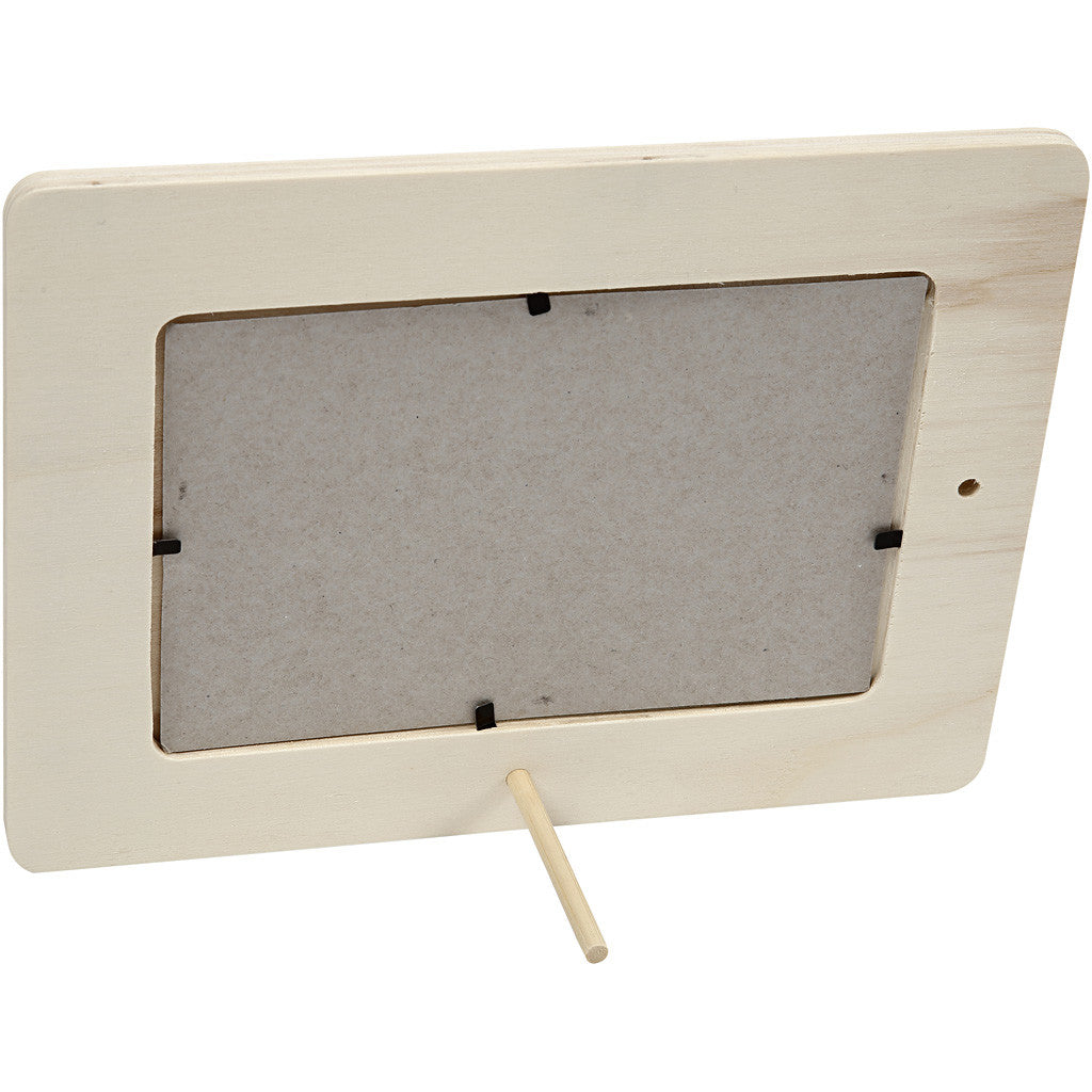 Cadre en bois, dim. 16x21,5x0,8 cm, 3 pièces/ 1 Pq. [HOB-59226]