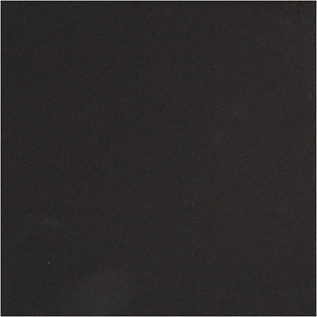 Servietten, Größe 40x40 cm, 60 g, Schwarz, 20 Stk/ 1 Pck [HOB-598002]