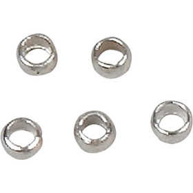 Perline a conchiglia, diam 2,5 mm, argento, 100 pz/ 1 conf. [HOB-60114]