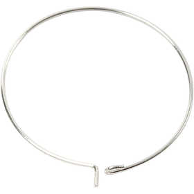 Cerceaux à perles, d 30 mm, argenté, 6 pièces/ 1 Pq. [HOB-60329]