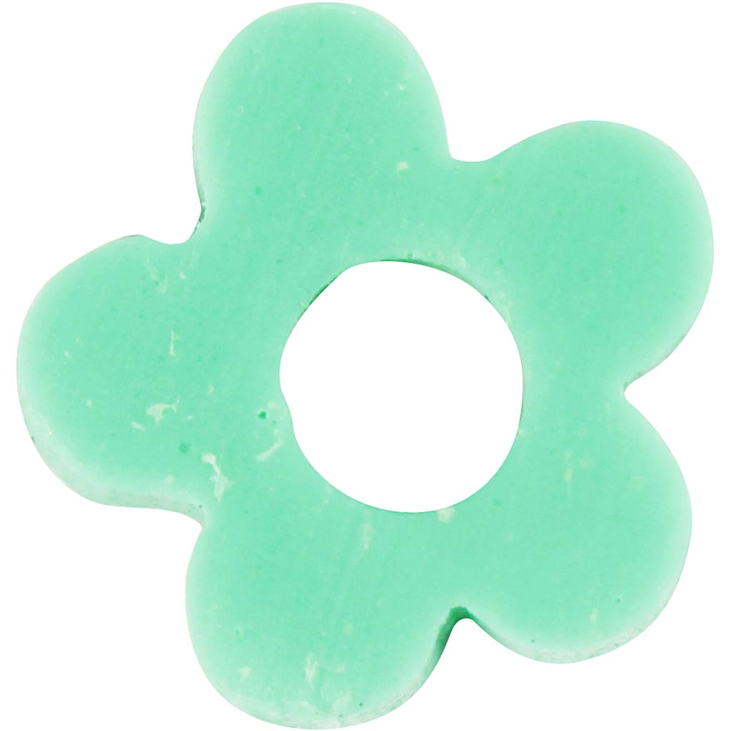 Perle in Argilla, diam 5-6 mm, misura buco 2 mm, verde, 145 pz/ 1 conf. [HOB-61011]