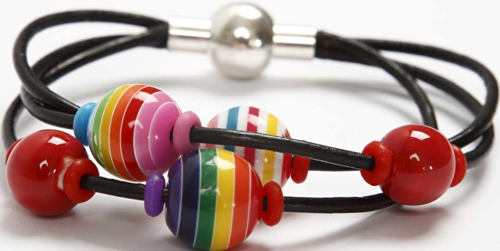 Anschlagringe, Sortierte Farben, 48 Stk/ 1 Pck [HOB-61574]