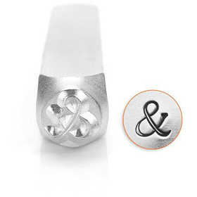 Prägestempel, &-Zeichen, L 65 mm, Größe 6 mm, 1 Stk [HOB-67575]