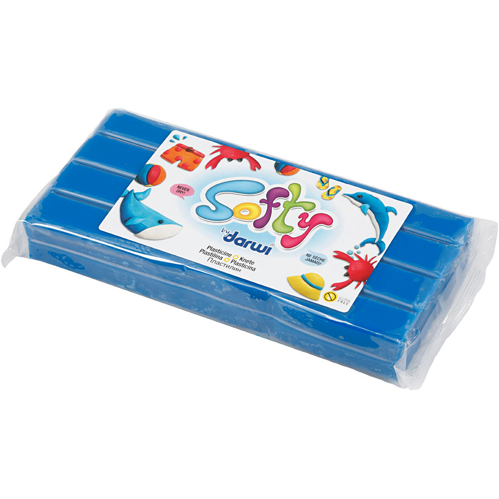 Pasta da Modellare Morbida, blu, 500 g/ 1 conf. [HOB-680454]