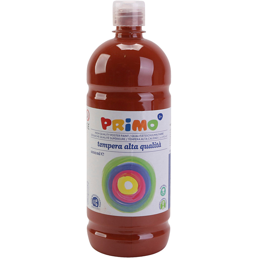 Pittura Tempera Opaca, marrone, 1000 ml/ 1 bott. [HOB-642174]