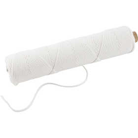 Stoppino , Adatto per candele a immersione (dia. 22-30 mm) e candele stampate (dia. 60-80 mm) , 100 g, 50 m/ 1 rot. [HOB-73320]