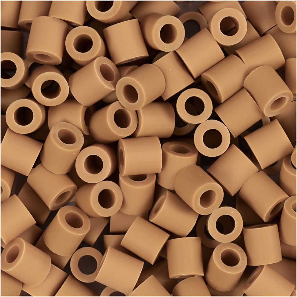 NABBI BioBeads, Größe 5x5 mm, Lochgröße 2,5 mm, medium, Karamell, 1000 Stk/ 1 Pck [HOB-9067641]