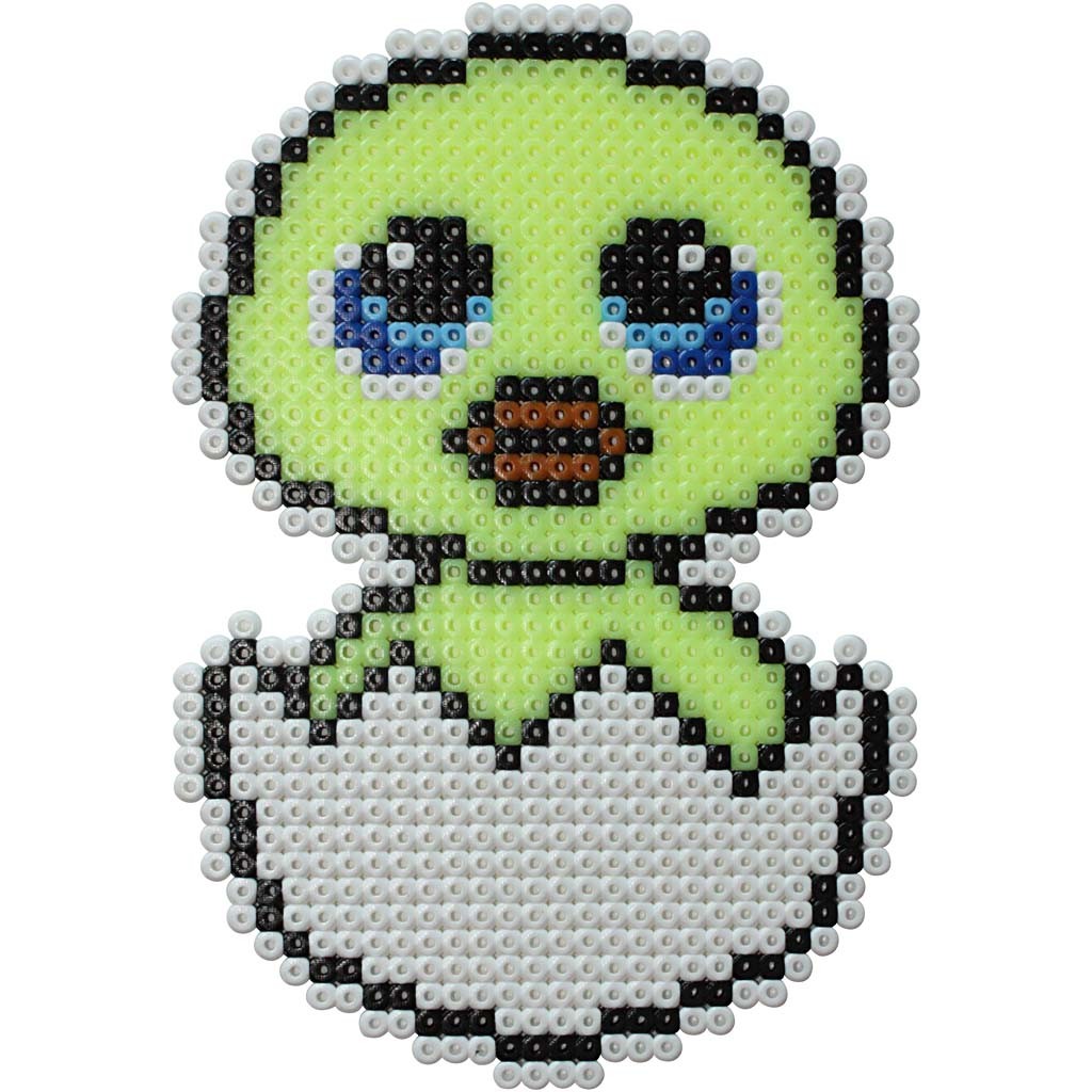 Plaque à picots, Large carré, dim. 15x15 cm, medium, transparent, 2 pièces/ 1 Pq. [HOB-75309]