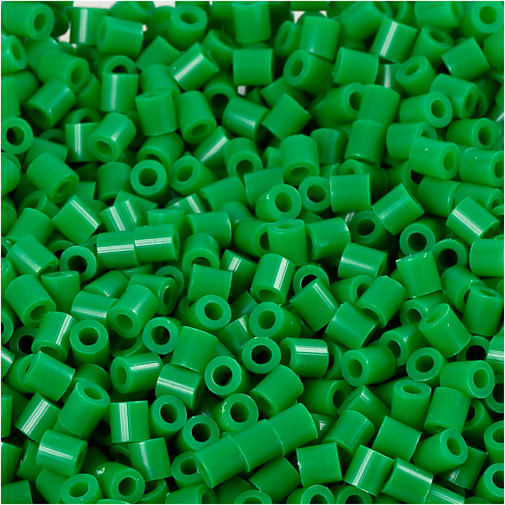 PhotoPearls, size 5x5 mm, hole size 2,5 mm, medium, green (16), 6000 pc