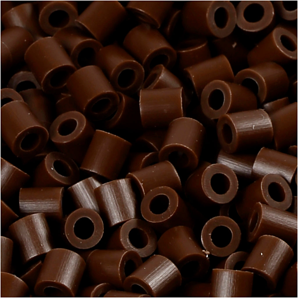 PhotoPearls, size 5x5 mm, hole size 2,5 mm, medium, dark brown (2), 6000 pc