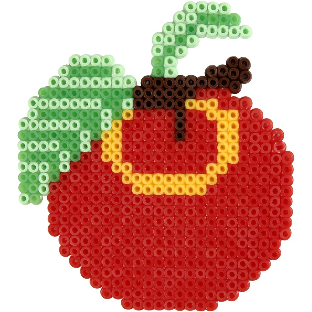 Steckplatten, Blumen, Mädchen, Junge, Apfel und Birne, Größe 8,5x14-14x16 cm, medium, 6 Stk/ 1 Pck [HOB-75595]