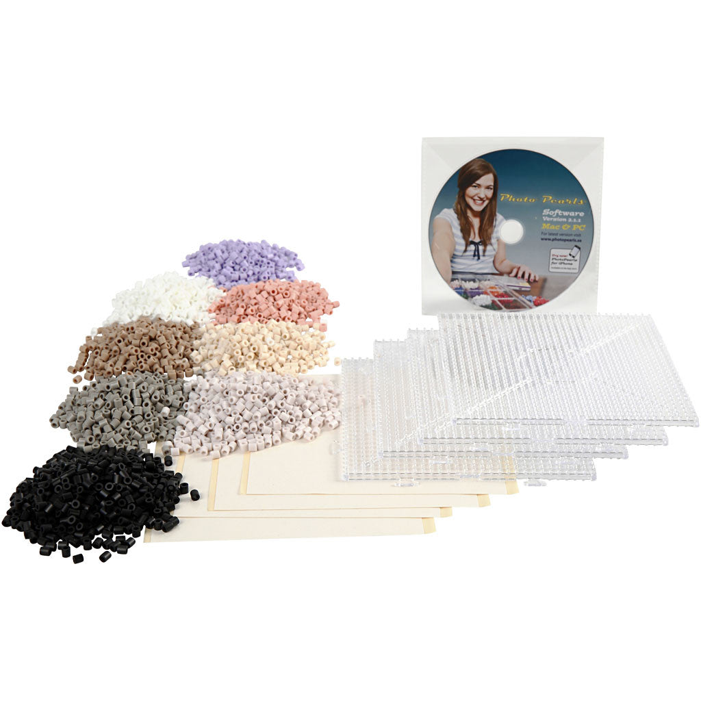 Kit Photo Pearls, medium, ass. de couleurs, 14000 pièce, 1 set [HOB-75597]