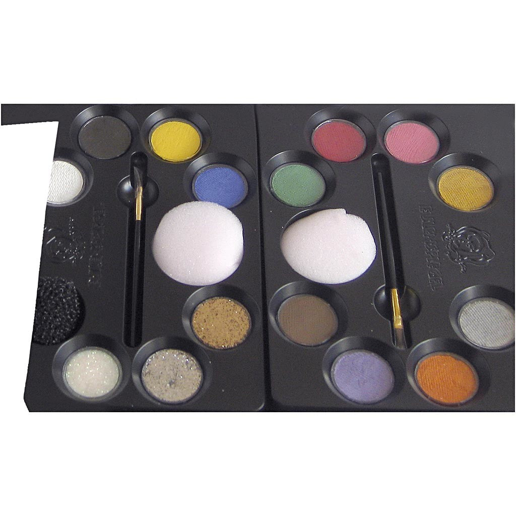 Set makeup con istruzioni, colori asst., 1 set [HOB-76131]