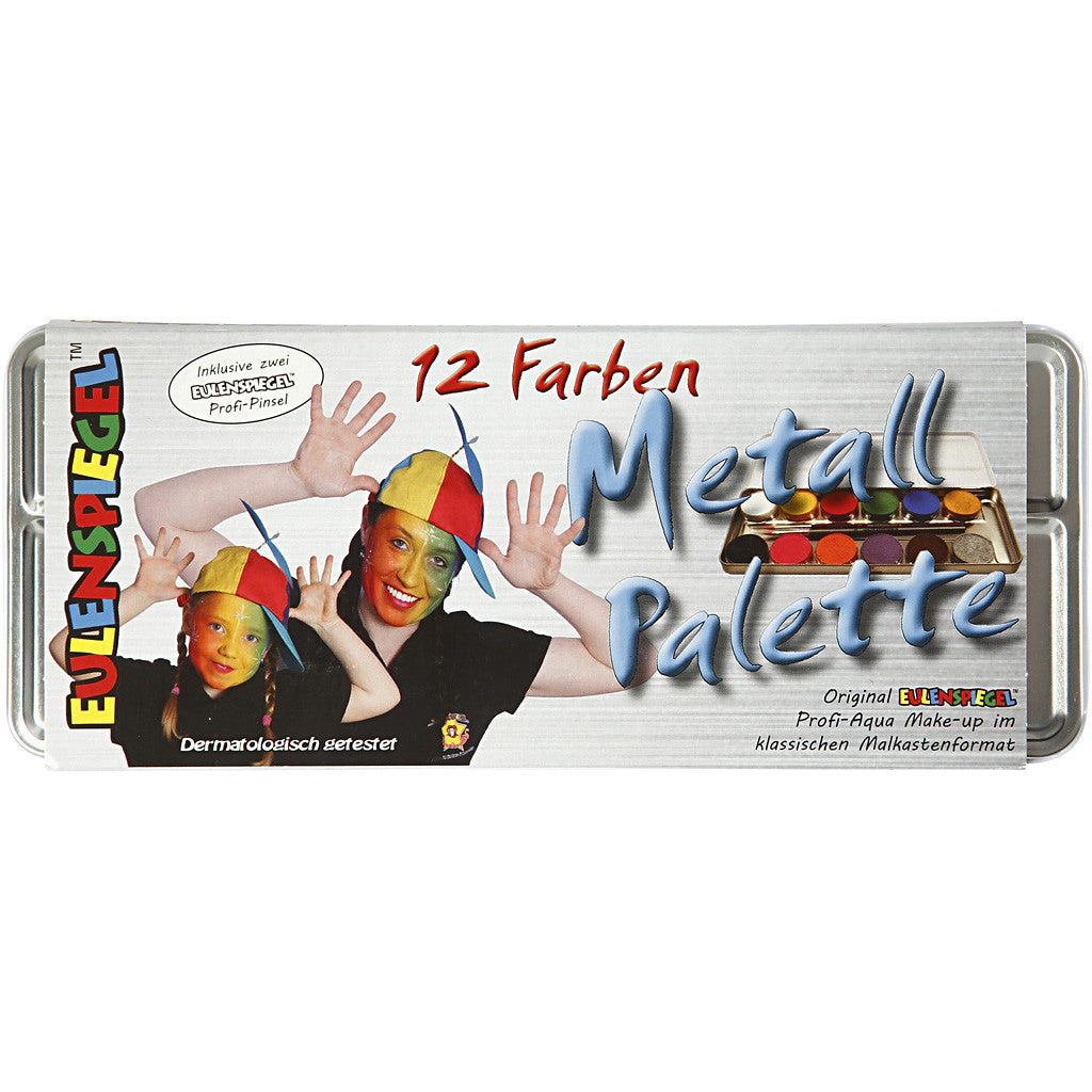 Pittura Facciale a Base d'acqua, colori asst., 12 color/ 1 set [HOB-76136]