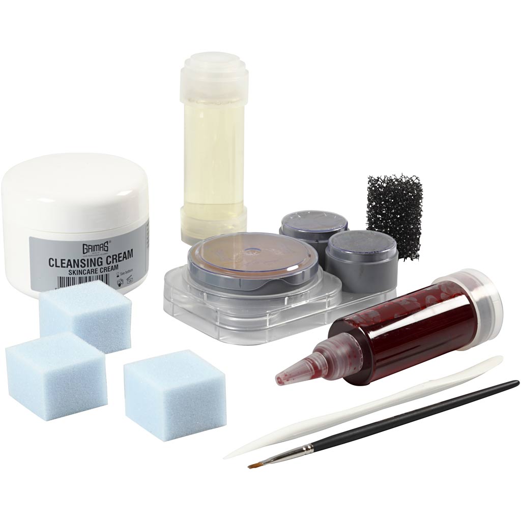 Kit pittura facciale per ferite, 1 set [HOB-77068]
