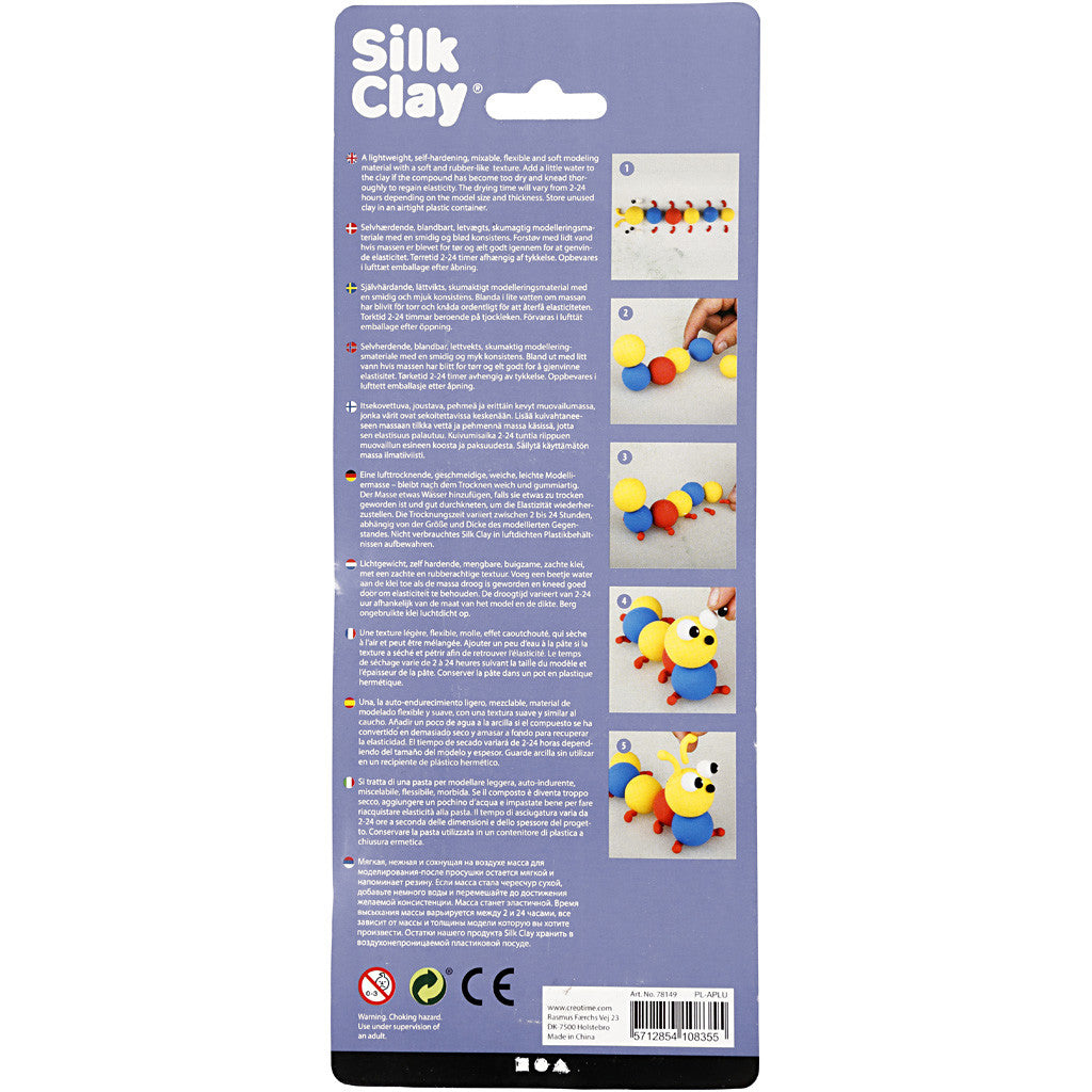 Silk Clay®, blu, rosso, giallo, 3x14 g/ 1 conf. [HOB-78149]