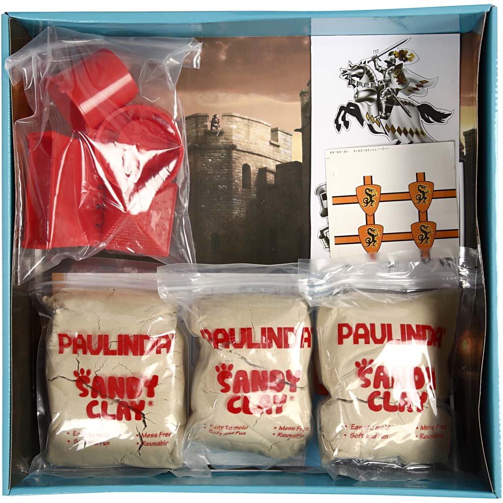 Sandy Clay, Burg, Natur, 1 Set [HOB-78270]