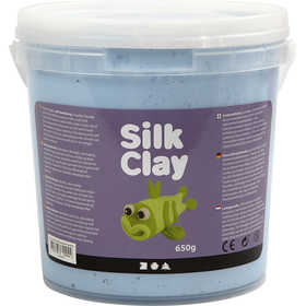 Silk Clay®, blu neon, 650 g/ 1 secch. [HOB-78814]