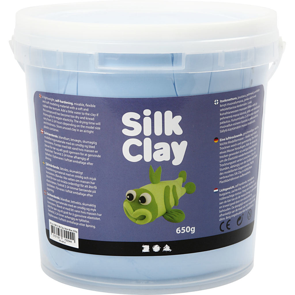 Silk Clay®, Neonblau, 650 g/ 1 Eimer [HOB-78814]