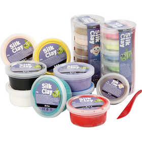 Silk Clay®, colori asst., 22 vasch./ 1 conf. [HOB-78817]
