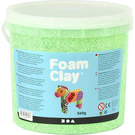 Foam Clay® , verde neon, 560 g/ 1 secch. [HOB-78827]