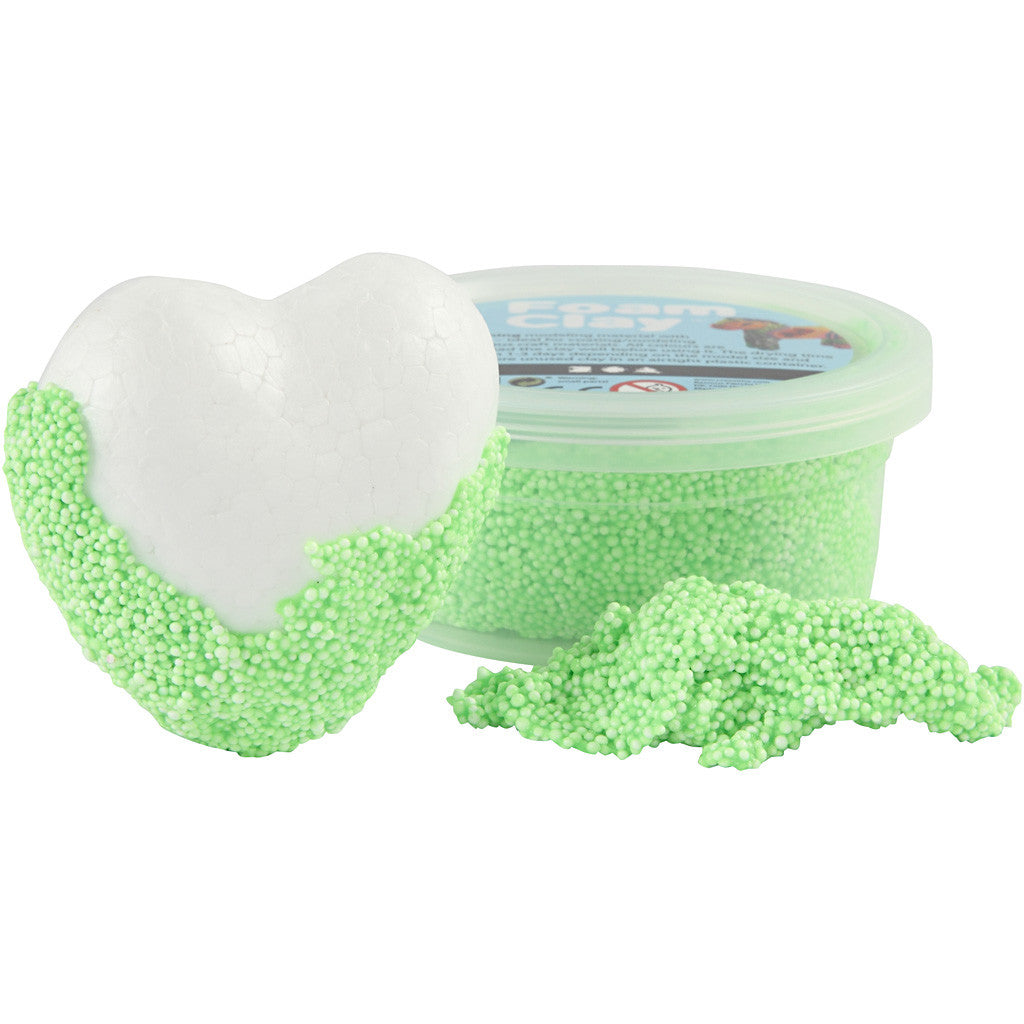 Foam Clay® , verde neon, 35 g/ 1 vasch. [HOB-78927]