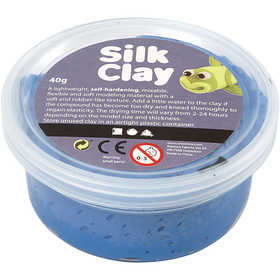 Silk Clay®, blu, 40 g/ 1 vasch. [HOB-79105]
