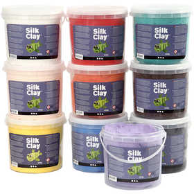 Silk Clay®, colori asst., 10x650 g/ 1 conf. [HOB-79144]