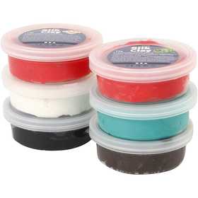 Silk Clay®, colori natalizi, 6x14 g/ 1 conf. [HOB-79150]