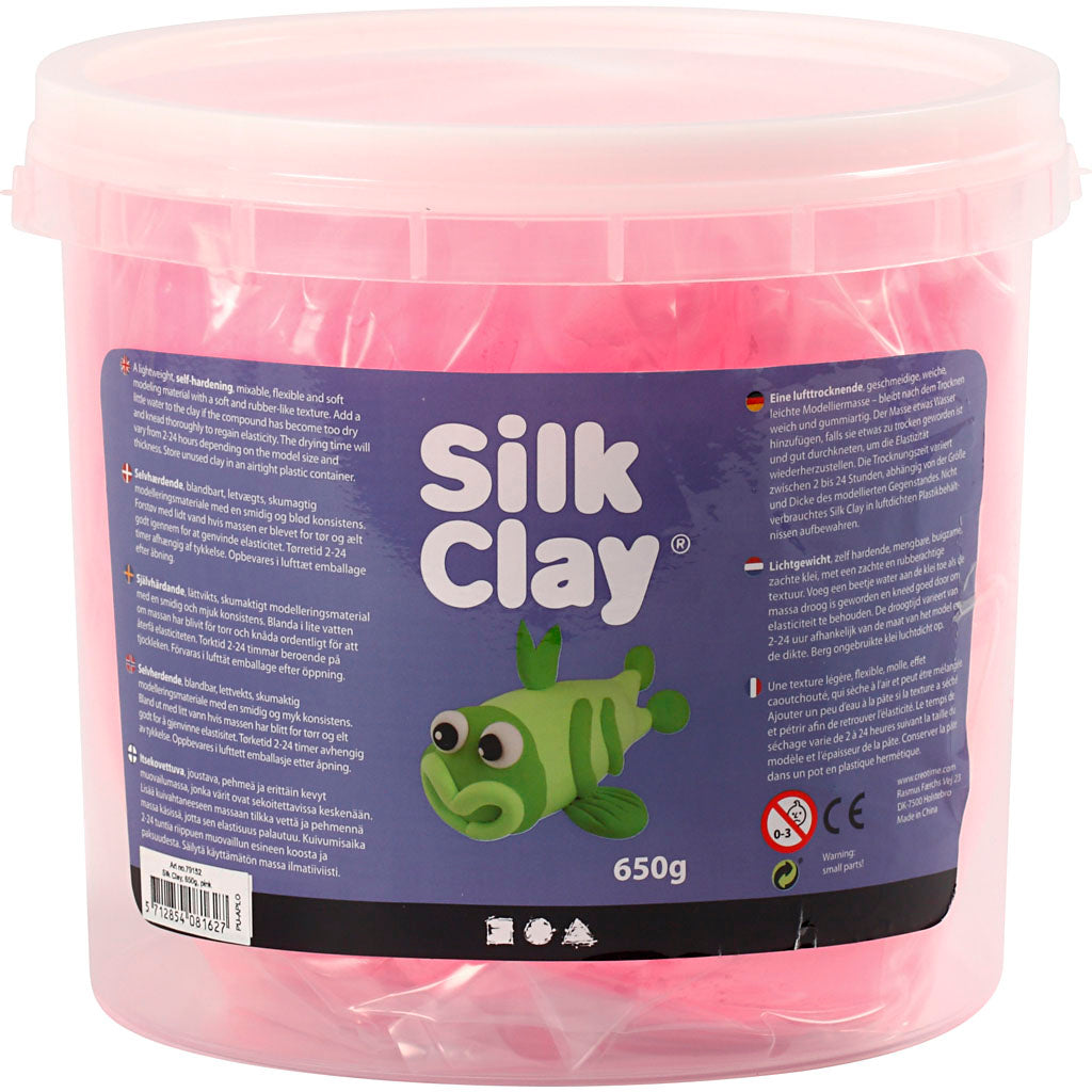 Silk Clay®, rosa, 650 g/ 1 secch. [HOB-79152]