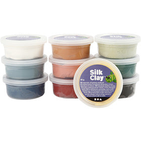 Silk Clay®, colori tenui, 10x40g/ 1 conf. [HOB-79154]