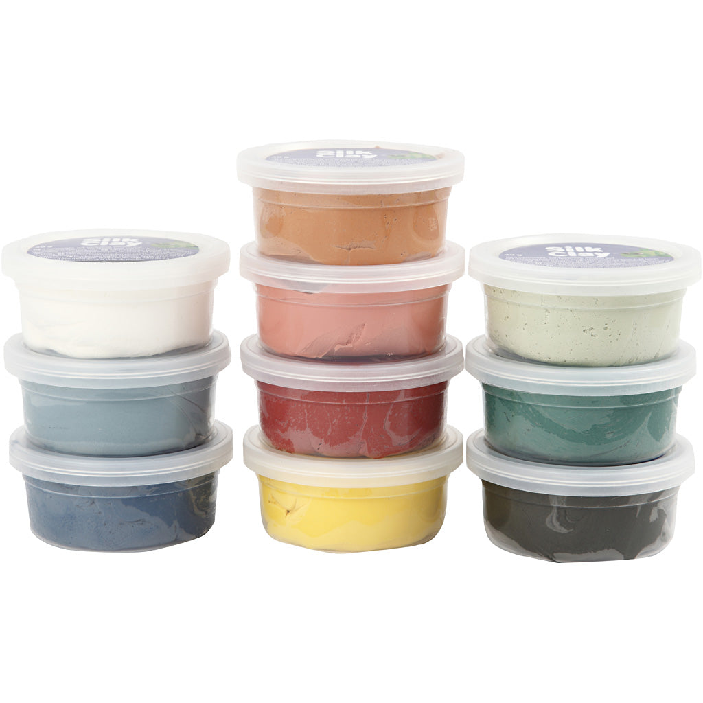 Silk Clay®, colori tenui, 10x40g/ 1 conf. [HOB-79154]