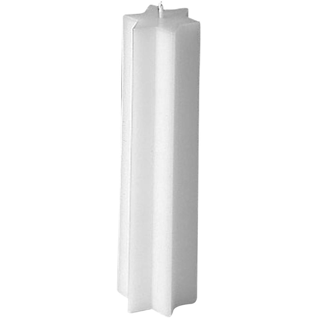 Stampo per candela, Stella a sei punte, misura 220x55 mm, 1 pz [HOB-79232]