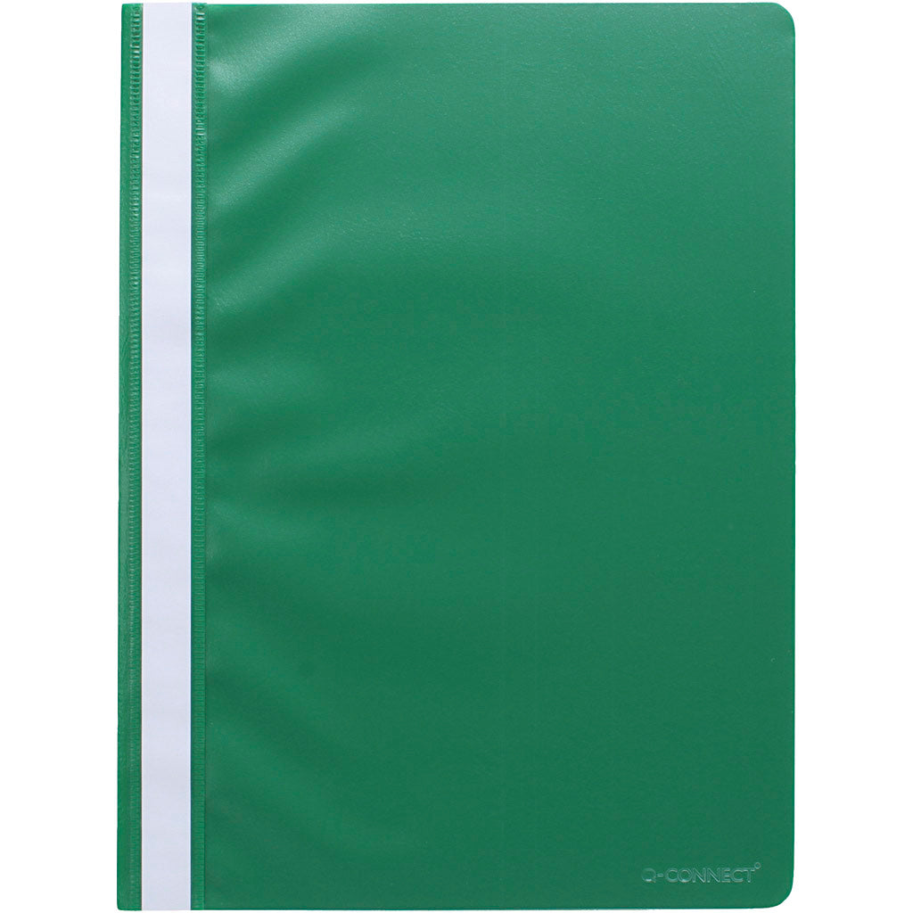 Plastic presentation folders, A4, green, 50 pc