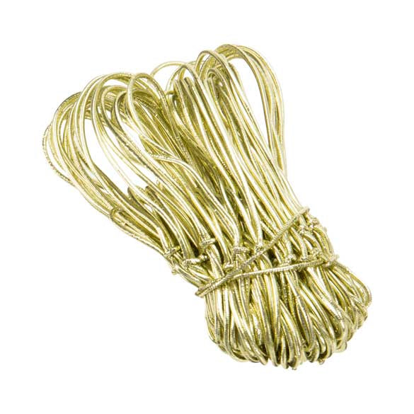 Nastri decorativi oro metallizzato 20cm (50 pezzi) [8MG]