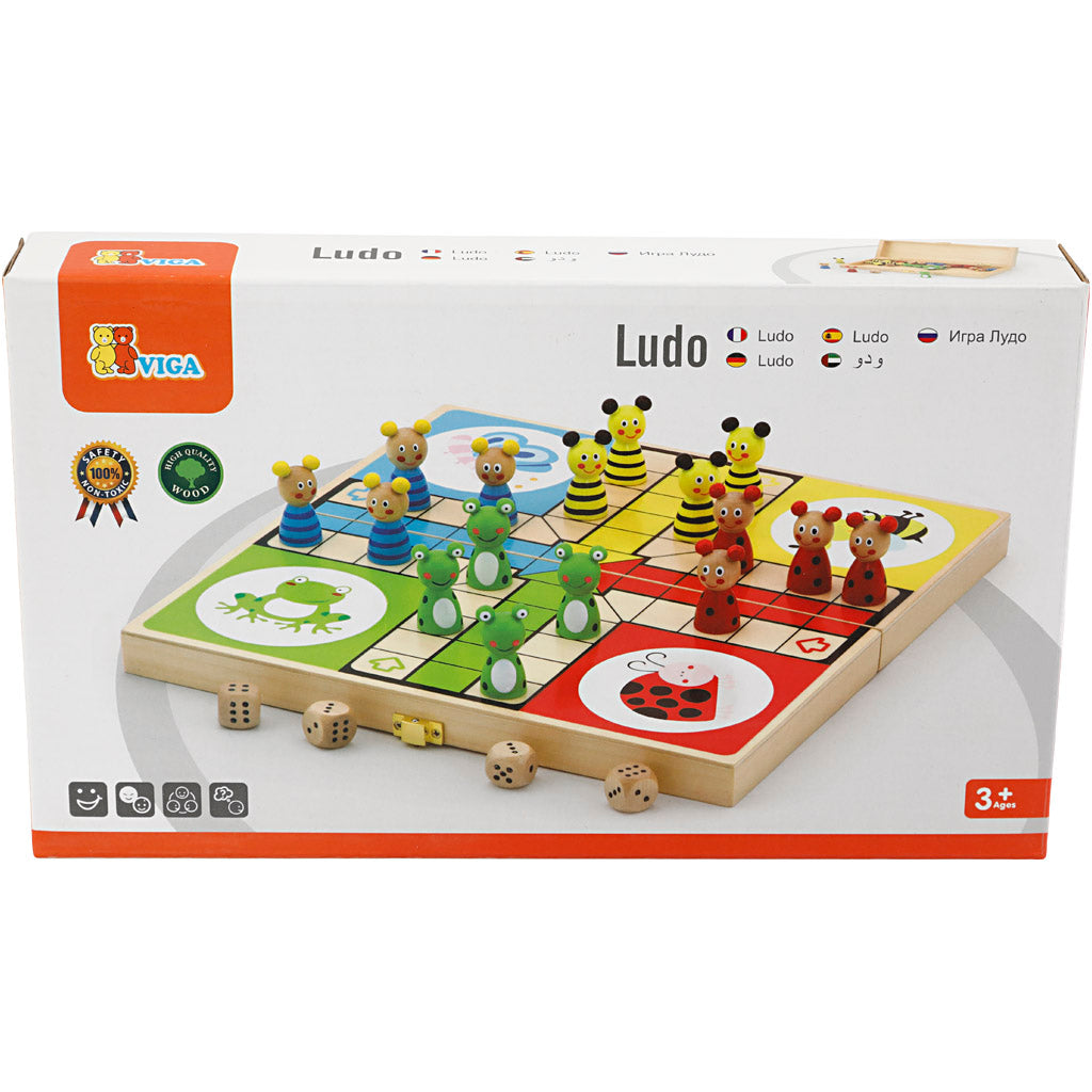 Ludo animali gioco da tavolo VIGA , 1 set [HOB-907762]