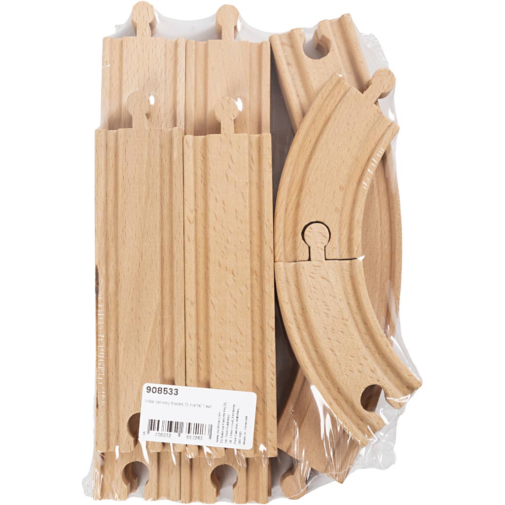 Binari ferroviari VIGA, 12 parti/ 1 set [HOB-908533]