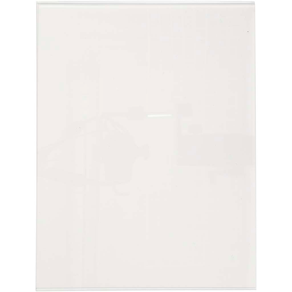 Sign Holder, H: 420 mm, W: 320 mm, transparent