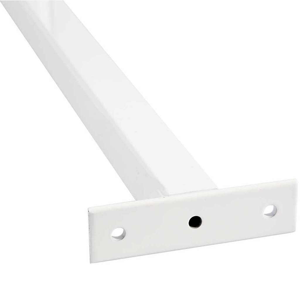 Telaio, H: 180 mm, P: 110 cm, L: 775 mm, bianco, 1 pz [HOB-93272]
