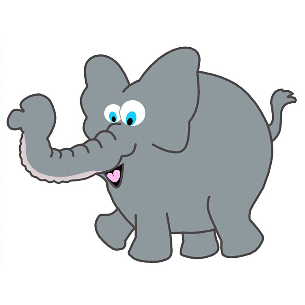 Animaux de la jungle, H : 14-25 cm, L : 12-23 cm, 230 gr, blanc, 16 pièces/ 1 Pq. [HOB-95218]