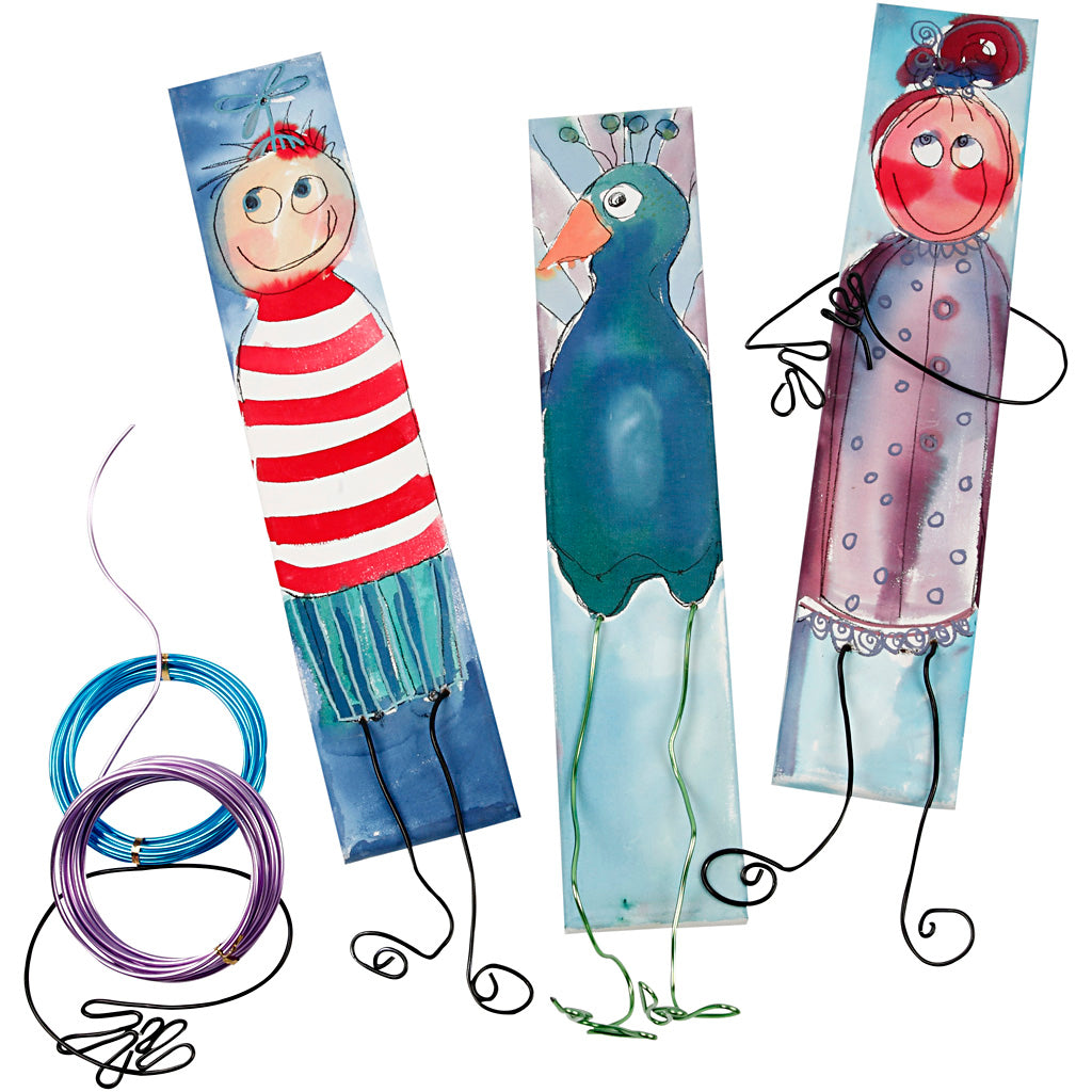 Tele lunghe per acquerello, bianco, 20 pz, 1 set [HOB-97285]