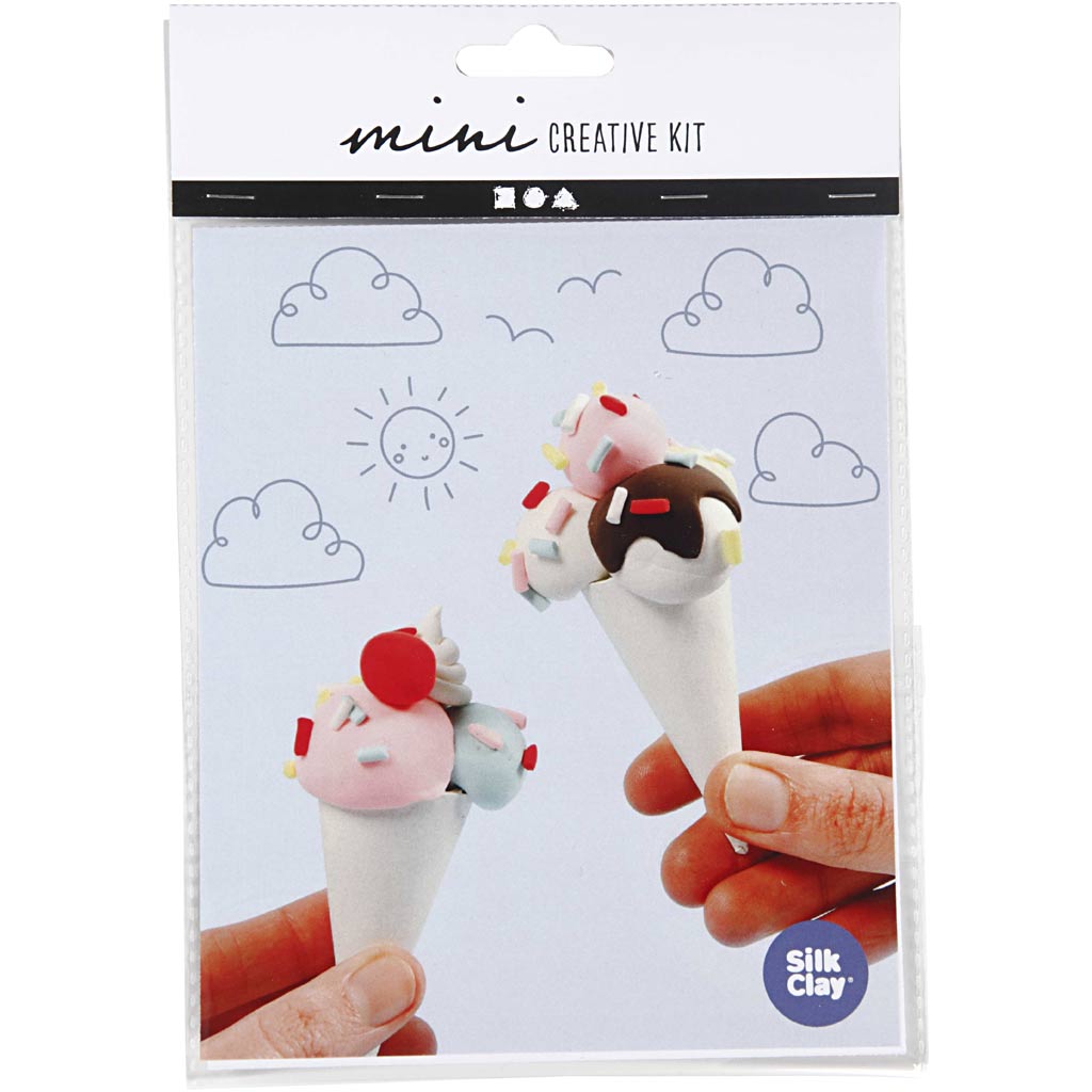 Mini Craft Kit, ice cream cones, 1 pack