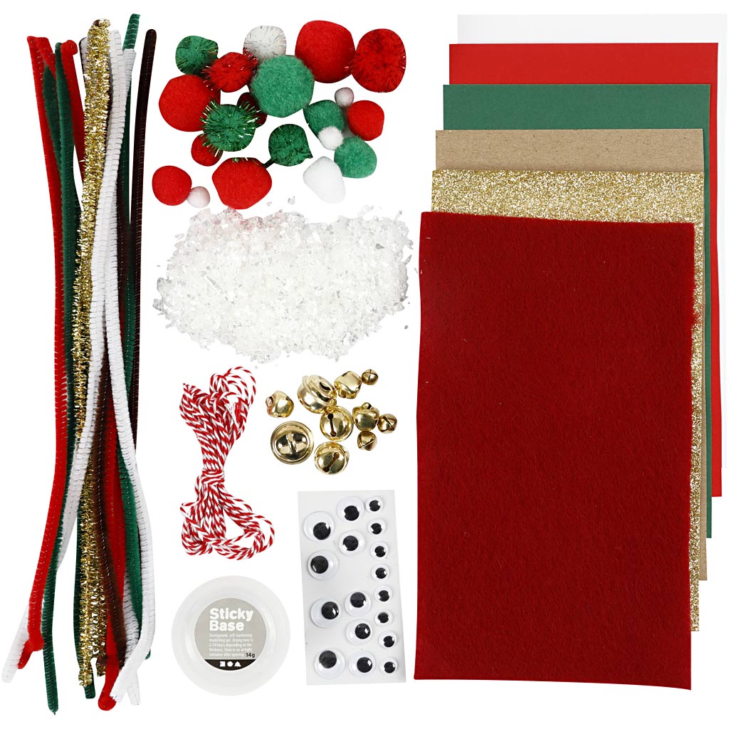 Assortiment de matériel créatif, Noël, 1 Pq. [HOB-977443]