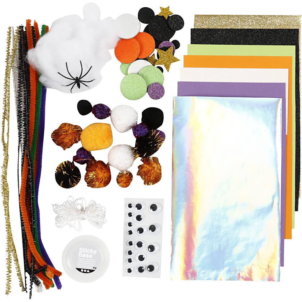 Assortiment de matériel créatif, Halloween, 1 Pq. [HOB-977447]